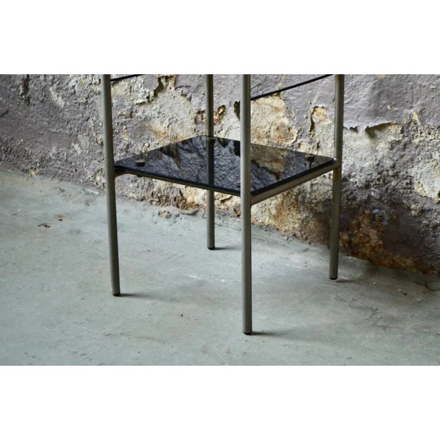 Mid-Century Table in Metal and Glass, 1950s For Sale - Image 4 of 6