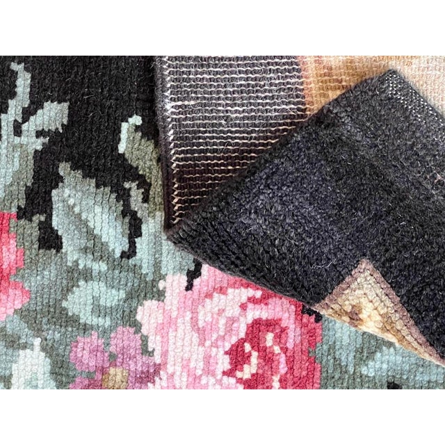 Early 20th Century Savonerie Rug Decorated with Flower Garlands, 1890s For Sale - Image 13 of 17