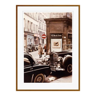 Contemporary Paris Roller 1950s by Peter Cornelius Brown Framed C-Print For Sale