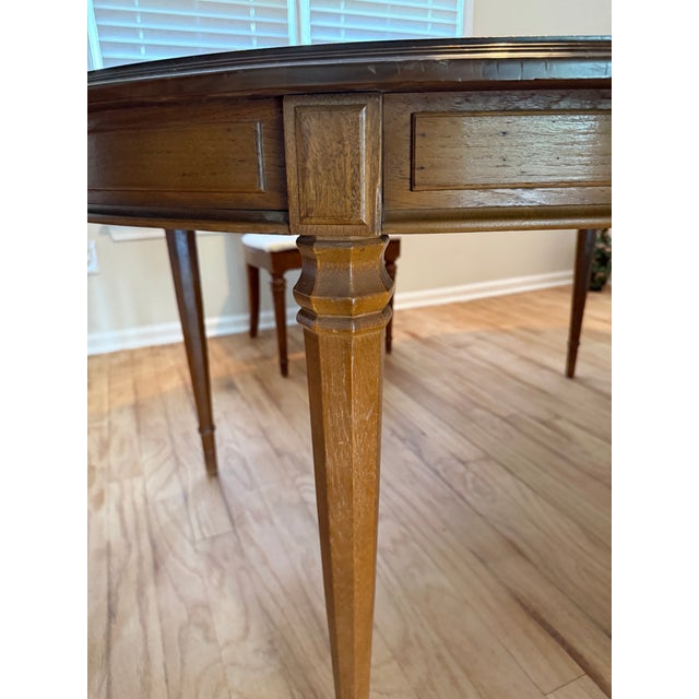 MCM Walnut Drexel Esperanto Dining Table With or Without Chairs For Sale - Image 11 of 16