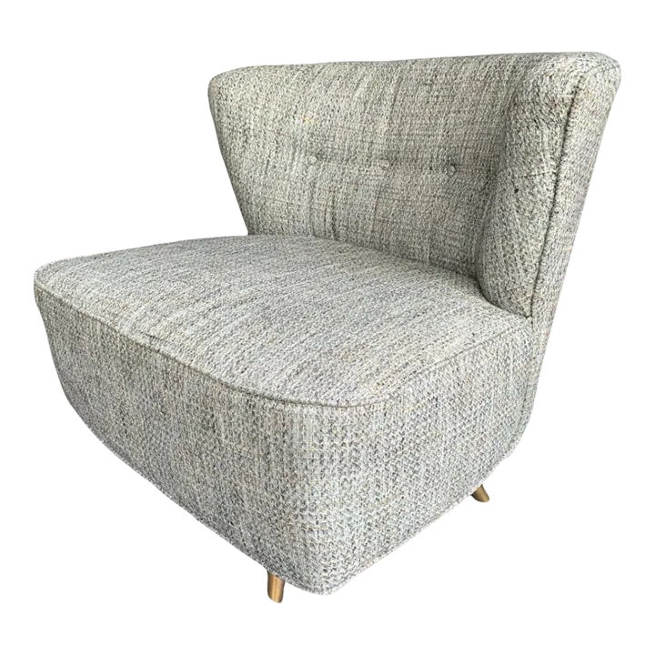 Accent Chair Vintage Kroehler Chair Red Slipper Chair By Gilbert