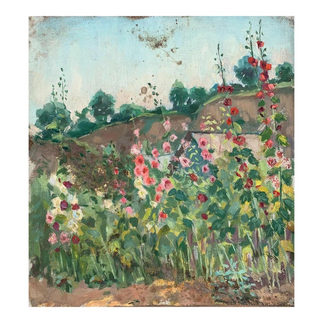 Original Impressionism Oil Painting: Spring Landscape, Ukrainian Artist (1961) 38-36 For Sale