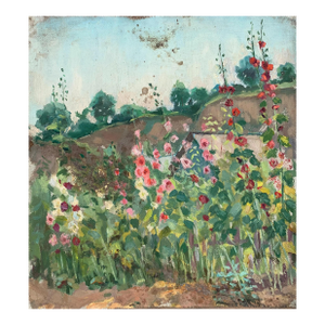 Original Impressionism Oil Painting: Spring Landscape, Ukrainian Artist (1961) 38-36