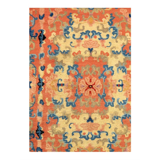 Chinese Deco Rug, Origin: China, Circa: Early 20th Century – Here is an exciting and appealing antique Oriental carpet –...