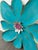 Pat & Andre Juneau Metal Flower Wall Sculpture, Large For Sale - Image 9 of 12
