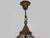 Metal Vintage Bronze Chandelier with Glass Pendants, 1980s For Sale - Image 7 of 10