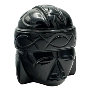1950s Small Vintage Oriental Warrior Bust