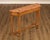Custom Quality Carved Beechwood Console or Sofa Table with Breccia Marble Top and Single Dovetailed Drawer