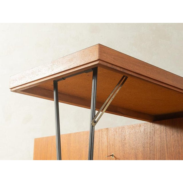 Vintage Walnut Home Bar, Germany For Sale - Image 14 of 17