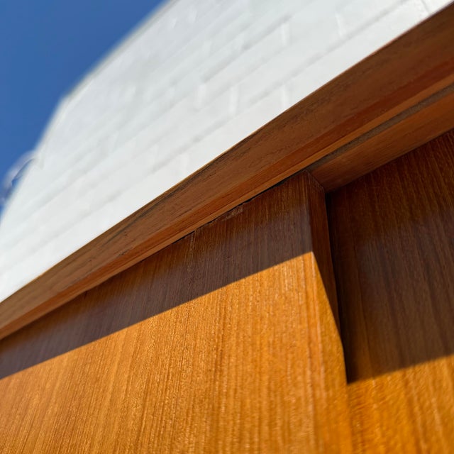 1960s Danish Modern Teak Highboard by Omann Jun Møbelfabrik, Attributed For Sale - Image 10 of 12