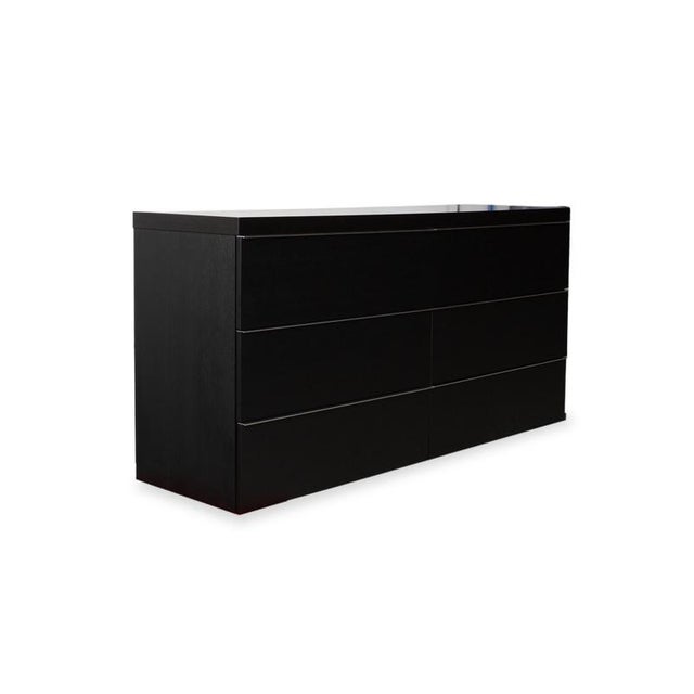 Modern Wooden Sideboard in Black with Manual Function from Hülsta For Sale - Image 3 of 16