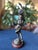 Art Nouveau 19th Century Mathurin Moreau “Danse Espagnole” Sculpture on Griotte Marble Base. For Sale - Image 3 of 7