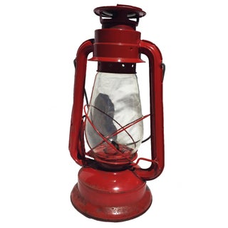 Vintage Red Camping Lantern For Sale