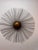 Vintage 30” Brass-Finish Starburst Sunburst Wall Sculpture For Sale - Image 9 of 9