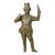Quality Antique British Hallmarked Carnival Carny Man Statue Figure Sculpture For Sale