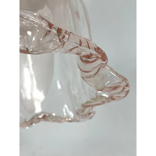 Mid-Century Modern Ceiling Light in Pink and White Murano Glass from La Murrina, Italy, 1970s For Sale - Image 3 of 13