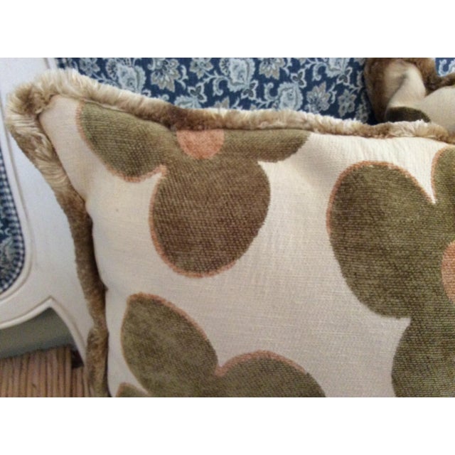 1980s Vintage Crazy Flower Pillows a Pair Chairish