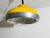 Silver Vintage Space Age Hanging Lamp in Bright Yellow, 1960s For Sale - Image 8 of 18