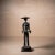 Vintage Cast Iron Brutalist Sculpture This intriguing sculpture, crafted by an unknown artist, is a compelling piece made...