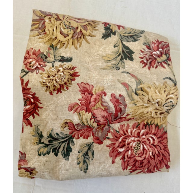 1970s 1970s Mid-Century Modern Custom Drapery With Valance- 11 Piecrs For Sale - Image 5 of 11