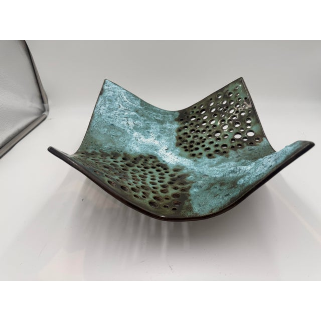 Mid-Century Modern Vintage Sculptural Pottery Center Piece For Sale - Image 3 of 8