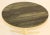 Green Modernist Italian Brass and Marble Side Table For Sale - Image 8 of 10