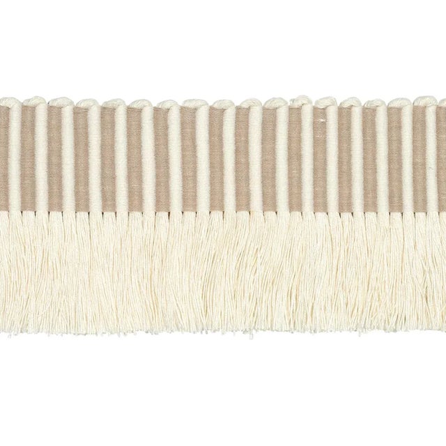 2020s Schumacher Graphic Fringe in Ivory For Sale - Image 5 of 5
