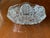 This gorgeous antique saw tooth style crystal bowl, this features an intricately hand cut pattern that sparkles in the...