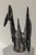 Brutalist Black Abstract Sculpture, 1980s, Fossilstone For Sale - Image 3 of 9