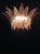 Mid-Century Modern Murano Palmette Pink Glass Sconces - a Pair For Sale - Image 3 of 9