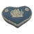 Vintage Wedgewood Jasperware Blue Heart Shaped Box For Sale
