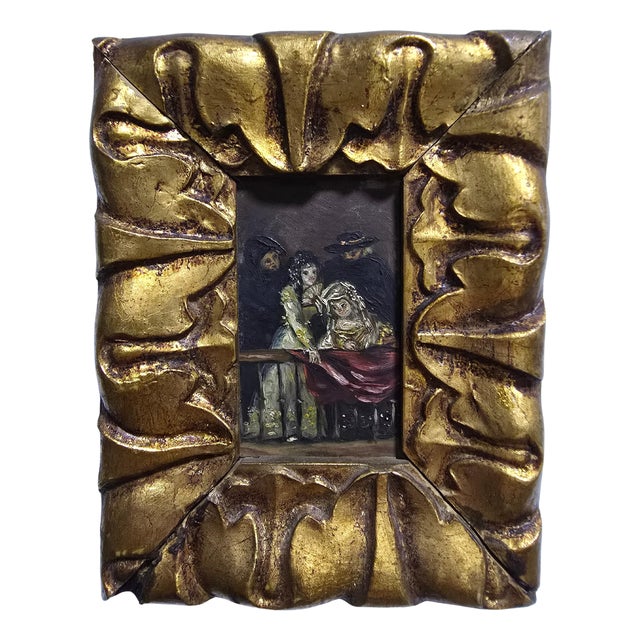 Francisco de Goya, Figures, Small Oil Painting on Copper, 1800 For Sale