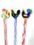 Glass 1990s Hand-Blown Glass Rooster Swizzle Sticks – Set of 6 For Sale - Image 7 of 8