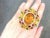 Bochic "Orient" Vintage Lemon Citrine & Multi Gem Ring - 18K Gold & Silver For Sale - Image 9 of 18