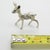 Vintage Italian Handmade Genuine Silver Fawn Deer Figurine, 1970s For Sale - Image 9 of 10