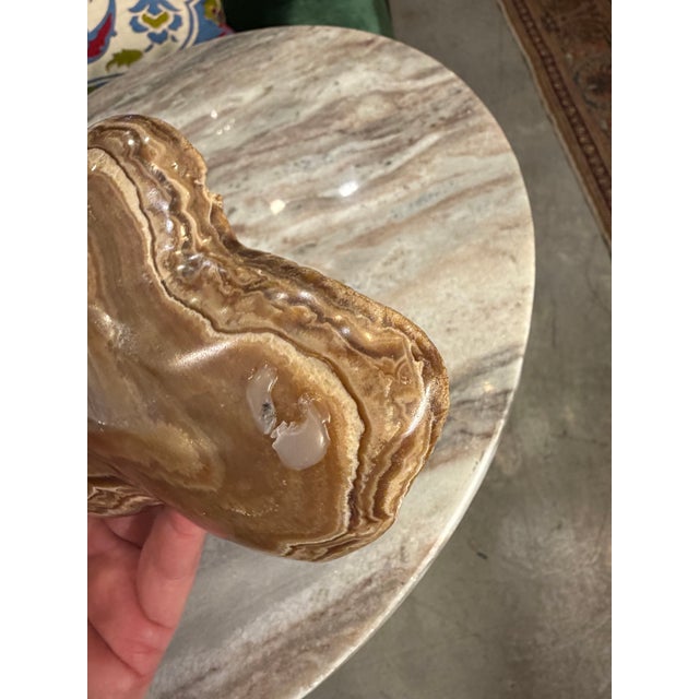 Abstract Free Form Alabaster Catchall For Sale - Image 3 of 6