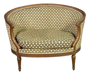 Late 19th Century French Giltwood Petite Settee