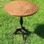 Small Mid-Century Round Carved Mahogany Tripod Coffee Table with Hand-Hammered Copper Top, 1950s For Sale - Image 11 of 11