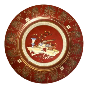Vintage Decorative Plate Prince Jerome Bonaparte by Royale, Made in China - Aux Paon Et, Aux Papillons