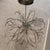 Sergio Terzani Terzani Hook Chandelier Pendant Light Nickel/Clear Suspension Lamp 90cm For Sale - Image 4 of 5