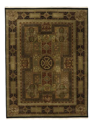 Late 20th Century Vintage Area Rug With Traditional Style, 09'00 X 12'00