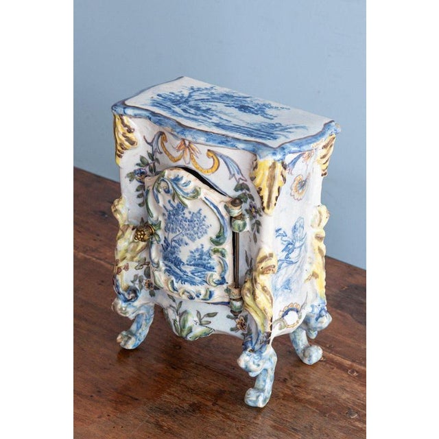 French Polychrome Miniature Commode For Sale - Image 10 of 13