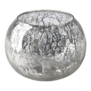 Regina Andrew Votive Bowl in Antique Mercury For Sale