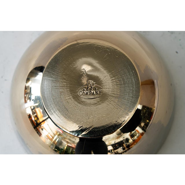 Art Deco Nickel-Plated Brass Ashtray, Vienna, 1920s | Chairish