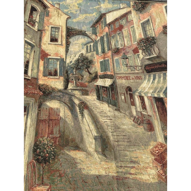 Vintage French Aubusson Jacquard Tapestry For Sale - Image 4 of 18