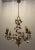 1960s Italian Tole Ceramic Flower Chandelier, 1960s For Sale - Image 5 of 8