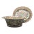 Chinese Export Famille Rose Mandarin Reticulated Basket & Undertray For Sale