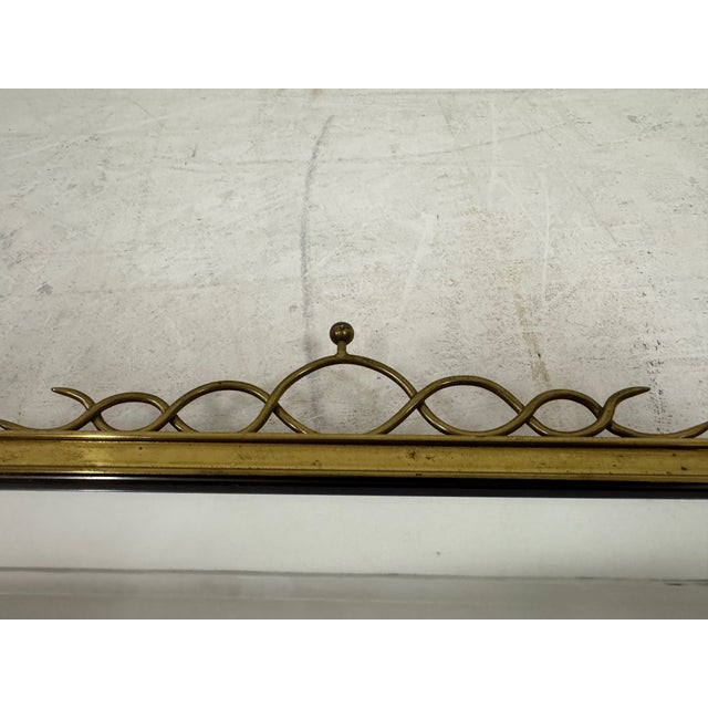 Vintage Brass Mirror by Munchner Zierspiegel, 1960s For Sale - Image 10 of 13