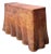 Vintage Woven Rattan Ghost Console Table For Sale