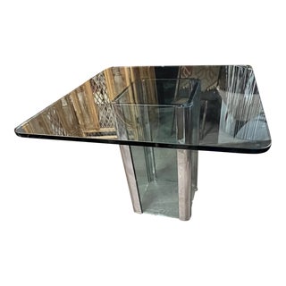 1970s Pace Collection Chrome Table For Sale